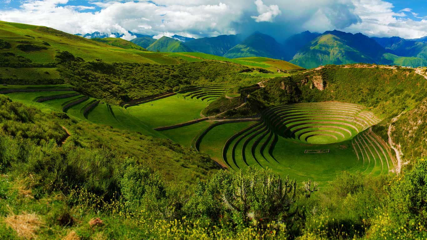 Inca ruins of Machu Picchu in Peru